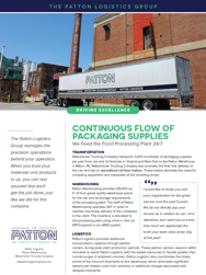 Preview of Continuous Flow of Packaging Supplies