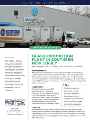 Preview of Glass Production Plant in Southern New Jersey