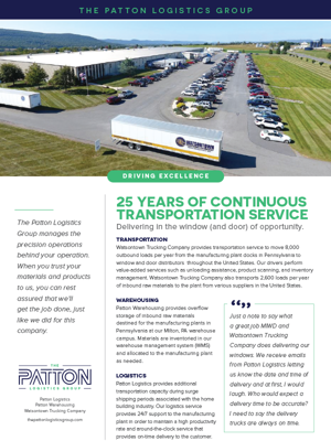 Preview of 25 Years of Continuous Transportation Service