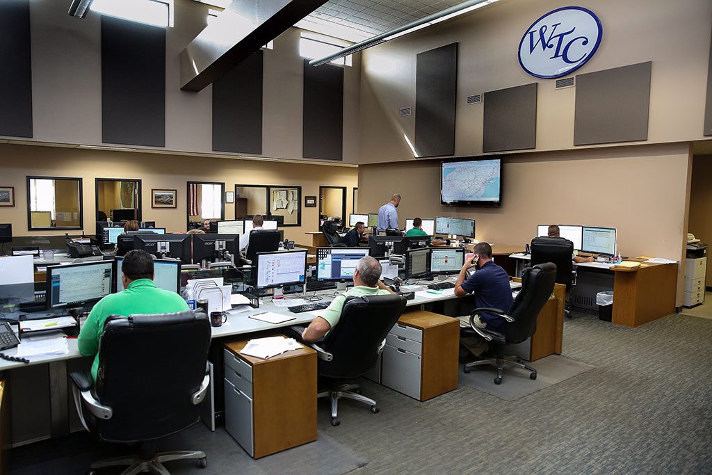Operations Center, Load Planning Operations center at Watsontown Trucking Company
